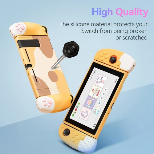 GeekShare Switch Oled Protective Case Nintendo Switch Shell Cat Jo Jo Cartoon - Picture 22 of 54