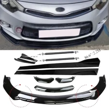 For KIA Forte Koup Optima Front Bumper Lip Spoiler Splitter Body Kit+Side Skirt