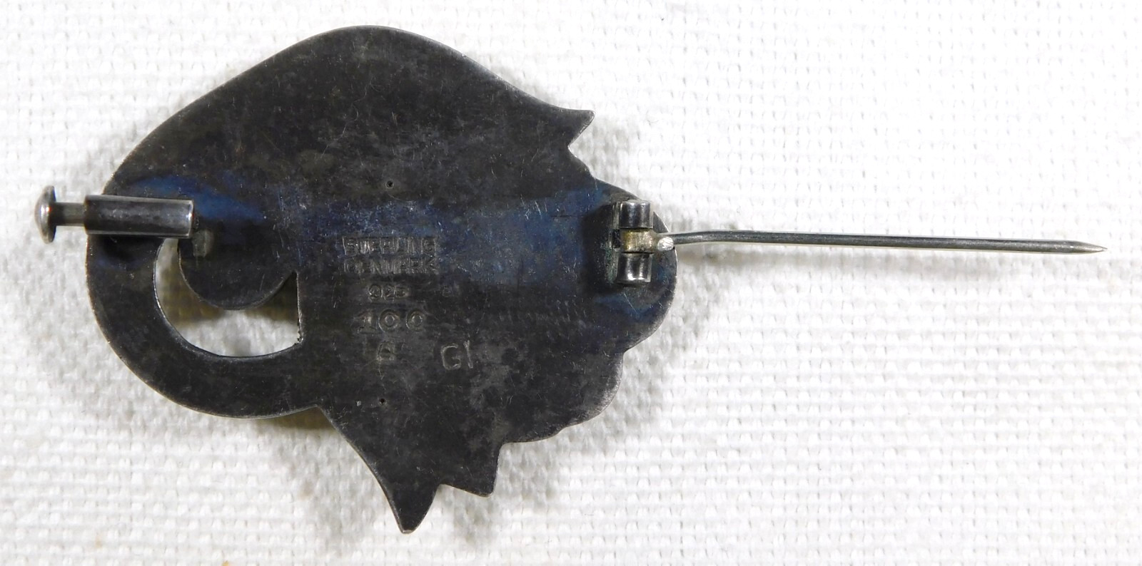 GEORG JENSEN Denmark Sterling, Translucent Blue C… - image 4