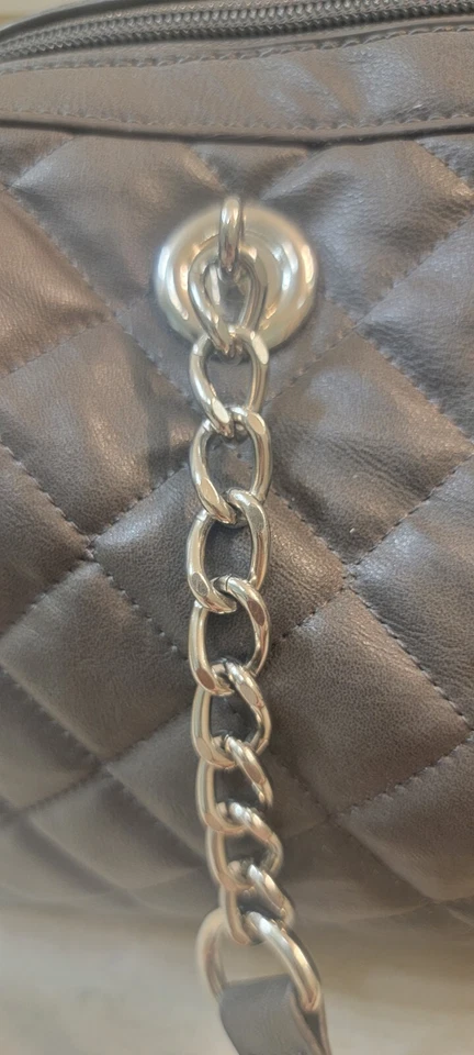 Bolso de Mano Betsyville By Betsy Johnson Vintage Y2k Marrón Imitación Cuero Foto 4 de 4