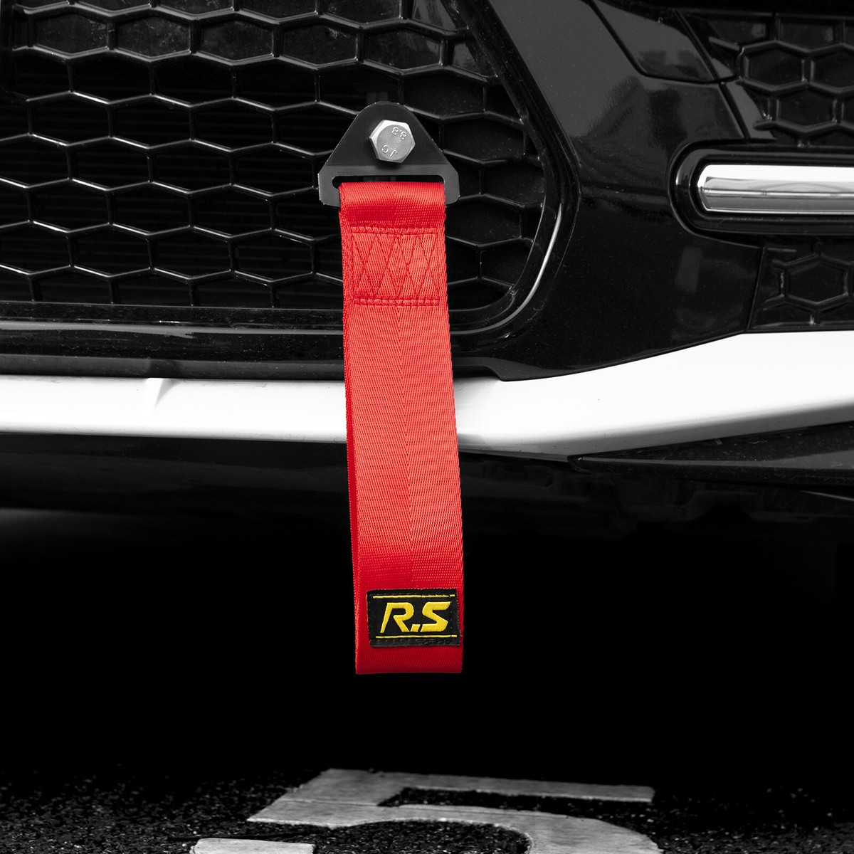 COX Racing Towing Strap レッド　ゴルフ7用 COX Racing Towing Strap Golf7用/HEX Ver. 【前後セット