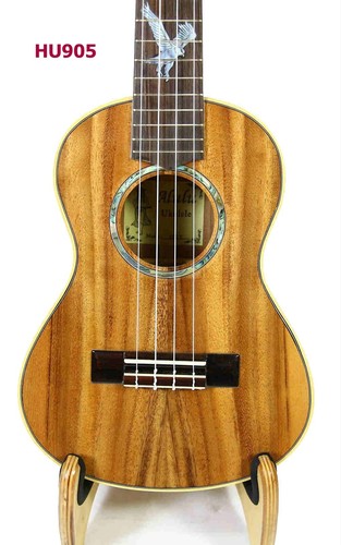 Alulu Tenor Solid Acacia Koa wood Ukulele eagle inlaid HU905 - Picture 3 of 6