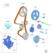 Poulies diverses Ford KUGA