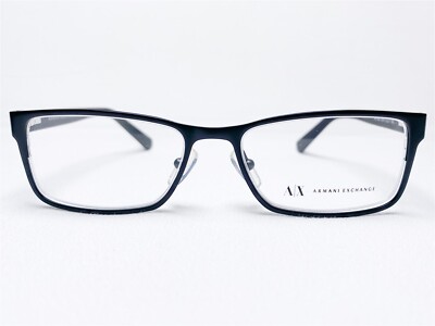NEW Armani Exchange AX1003 6014 Mens Black Rectangle