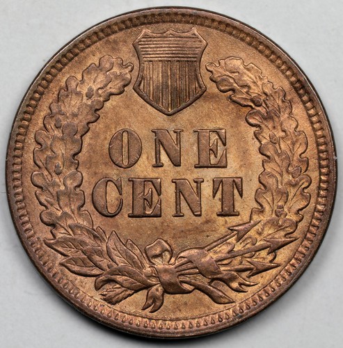 1891 Indian Head Cent - Picture 2 of 2