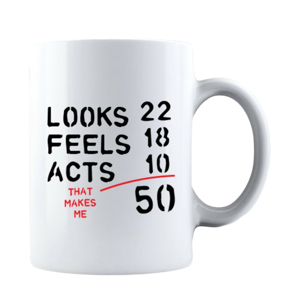 420 ml coffee mugs Grande Ceramic Coffee & Tea Cup – 420 ml | “You Are Beautiful” Permanent  Print main image 1