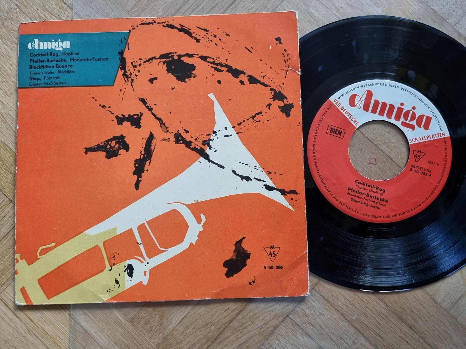 7"" Single Günter Friess-Sextett - Cocktail-Rag Vinyl Amiga