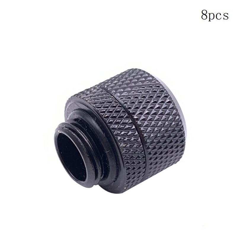 8Pack G1/4" Quick Tighten Compression Fitting for Soft Tubing, PC