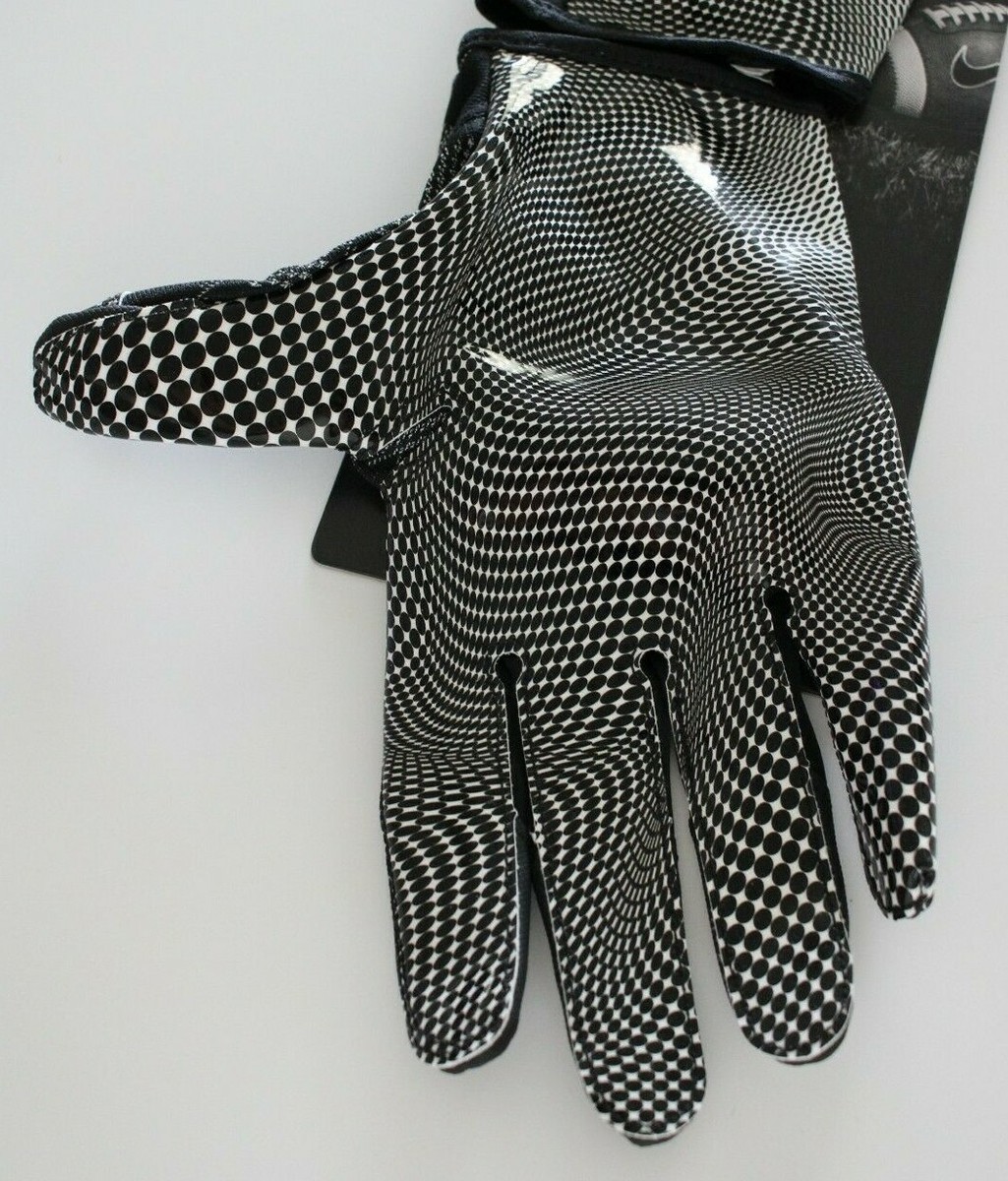 Nike Jordan Vapor Knit Football Gloves Men's 4XL Black/Black/White
