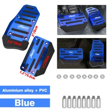Universal Non-Slip Automatic Gas Brake Foot Pedal Pad Cover Car Accessories-BLUE