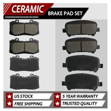 Front & Rear Ceramic Brake Pads for 2015-2020 Chevy Colorado GMC Canyon