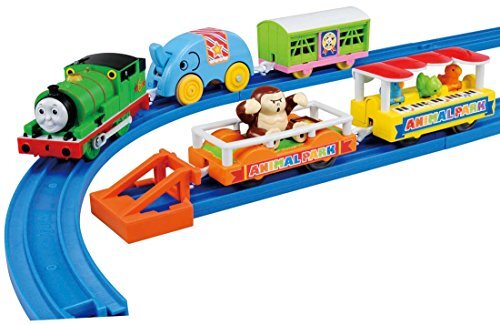 TAKARA TOMY Thomas & Friends Plarail Percy and Zoo Wagon Set