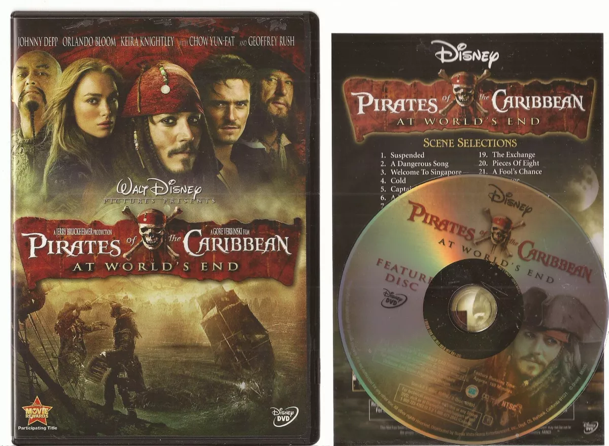 Pirates of the Caribbean: At World's End (DVD, 2007) 786936292992