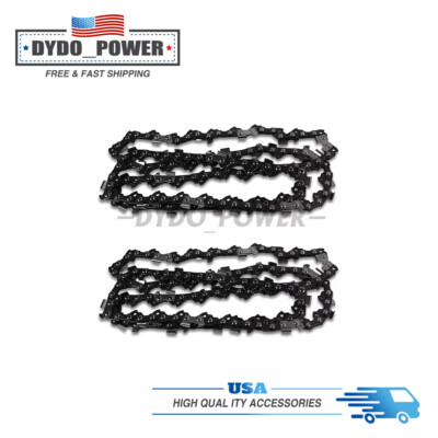 2PCS 18'' for OREGON CS1500 Chainsaw Chain Blade FULL-CHISEL 3/8LP 050 62DL 62 DL
