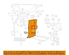 Ford Oem 04-11 Ranger Cab Interior Trim-qtr Trim Panel 4l5z1331013bac Ford Oem 04-11 Ranger Cab Interior Trim-qtr Trim Panel 4l5z1331013bac