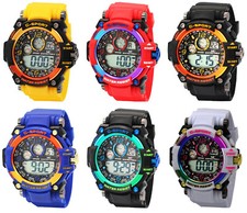 56mm Men's Digital Sports Women Watch Army Classic Retro Military Wrist Watch