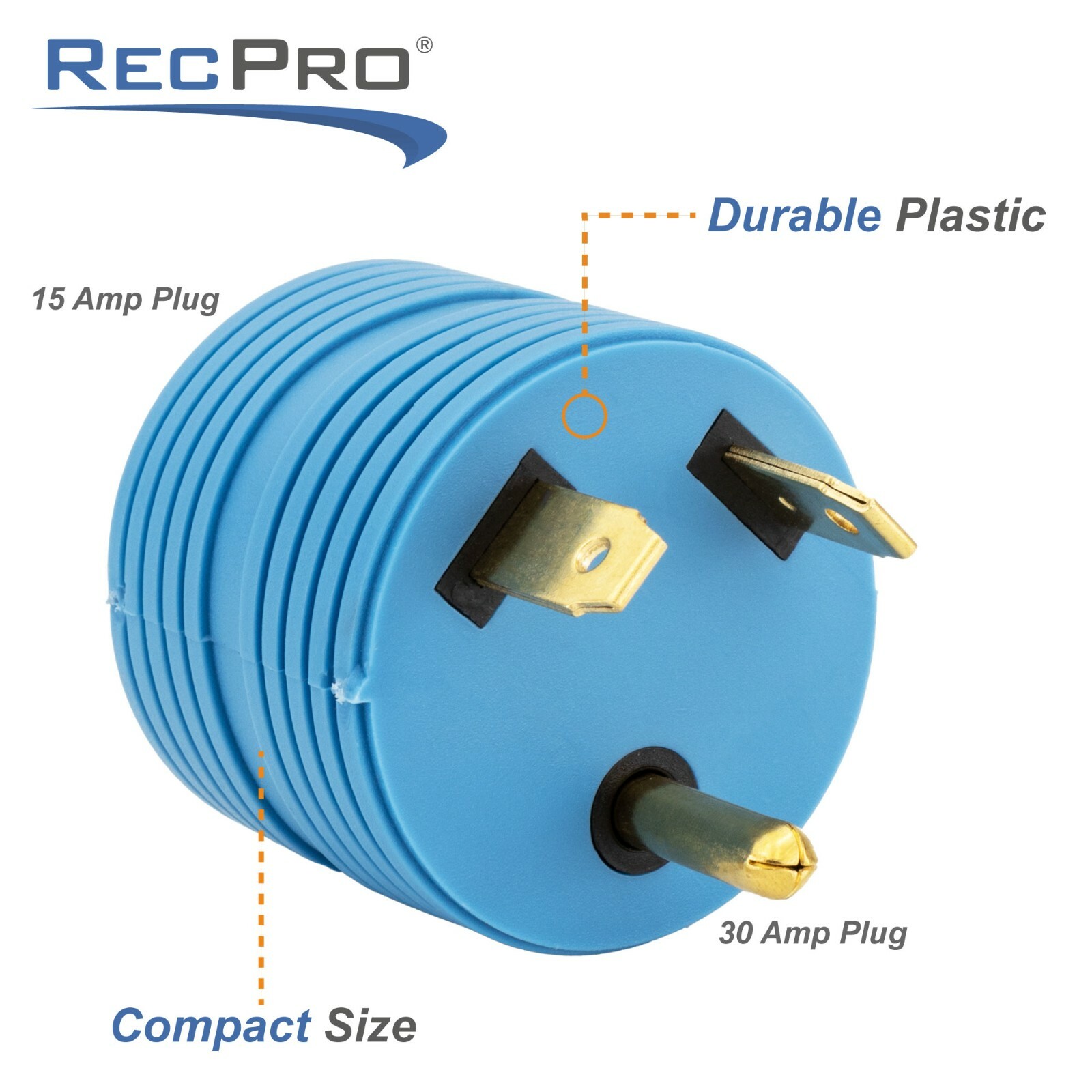 15a Rv Plug 30 Amp RV Plug to 15 Amp Power Socket Adapter 15A Female to 30A Male | eBay