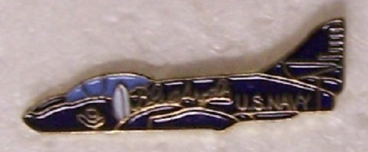 Hat Pin Airplane Military U S Navy Blue Angels A4 Skyhawk NEW 1 1/4