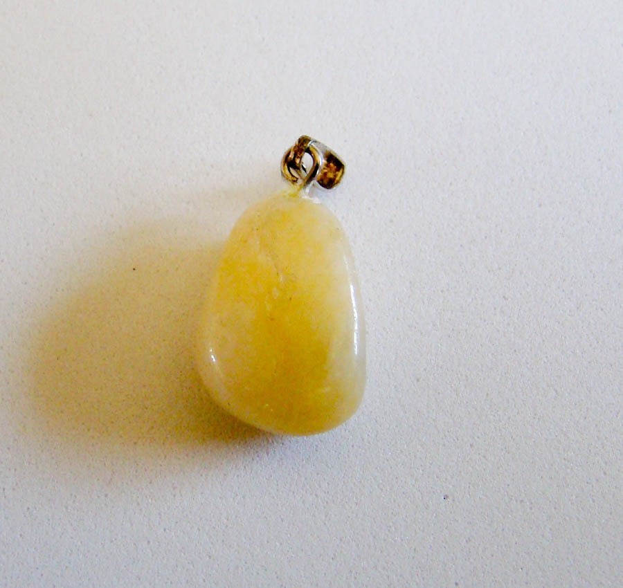 Sterling Silver Genuine Light Yellow Quartz Pendant eBay