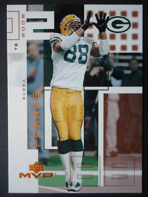 NFL 89 Bubba Franks Green Bay Packers Upper Deck MVP 2002