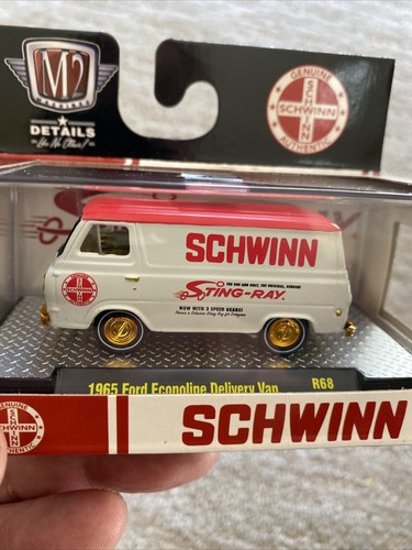 Furgoneta Ford Econoline 1965 M2 Schwinn Chase borde dorado 1/750 1:64 - Imagen 6 de 9