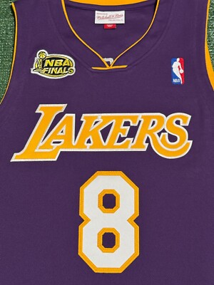 正規品 レイカーズ　ミッチェル&ネス　Kobe Bryant Kobe Bryant LA Lakers Mitchell & Ness 2000-01 Away Finals Jersey
