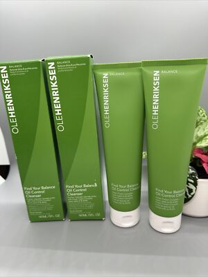 2 OLEHENRIKSEN Find Your Balance Oil Control CLEANSER 5 fl.Oz / 147ml NIB SEALED