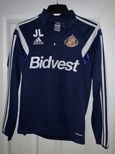 Sunderland AFC 2013-15 Adidas Bidvest Football Training Jacket Small JL Initials
