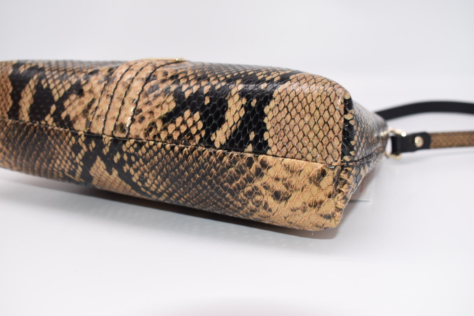 Brahmin Lorelei Python Embossed Leather in "Coffe… - image 13