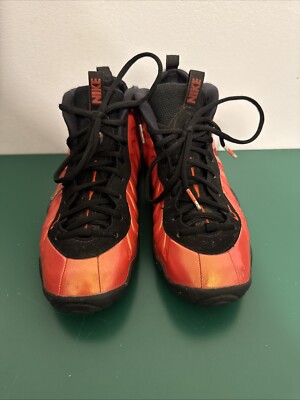 Size 7Y Nike Air Foamposite One Habanero Red (ON INSULATE)