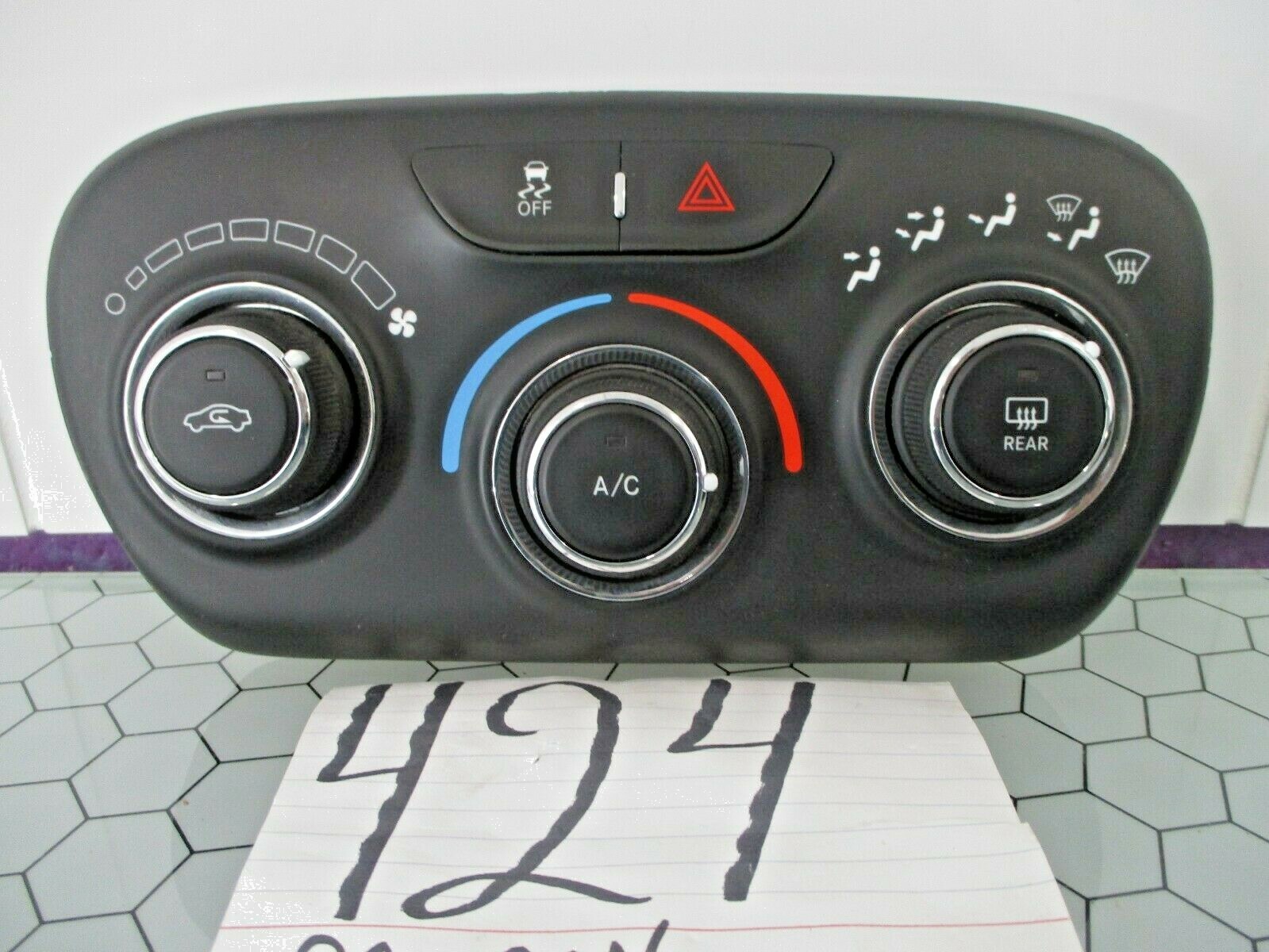 2013 2014 2015 2016 Dodge Dart AC and Heater Control Used Stock #424-AC 