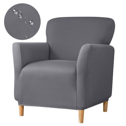 Tub Chair Cover Stretch Club Couch Armchair Slipcovers Elastic Single Sofa Cover - Picture 9 of 32