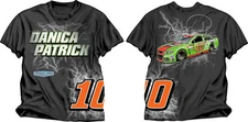 Danica Patrick 2014 Checkered Flag Sports #10 Go Daddy Electric Tee FREE SHIP