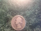 1937-D Washington Quarter (blue/black)