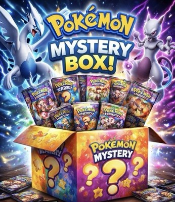 Pokemon Überraschungs Box Booster 10x diverse Booster Packs Neu Ovp
