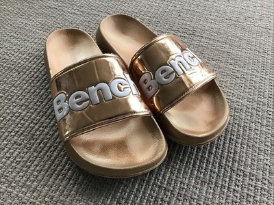 BENCH Badelatschen Rosé Gold Gr. 37 Super weiche Sohle