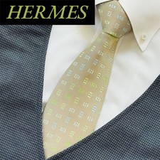 HERMES Tie Silk 100 High Brand Stylish Business Brand Tie Suit Silk HERMES