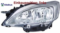 Abakus 550-1150L-LD-EM Hauptscheinwerfer Links Scheinwerfer FüR Peugeot