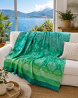 Bassetti Granfoulard KERALA V1 Grün 270x270 Überwurf Dekotuch Vorhang Decke NEU