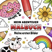 Malbuch FüR Kinder Ab 2 Jahren: 50 Einfache Motive Zum