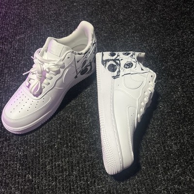 Comme des Garçons × Nike Air Force 1 Low Black Size 10