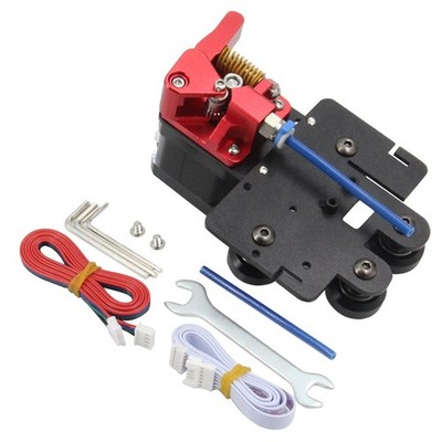 Befenybay Upgrade Direct Dual Gear Extruder Support Kit with Stepper Black