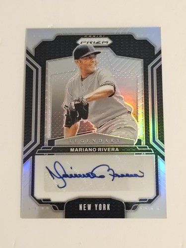 Mariano Rivera LEGENDARY Auto 2025 Prizm Baseball Silver Prizm New York Yankees - Bild 1 von 5