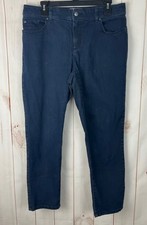 Chico's Fabulously Slimming Ankle Jeans Women s Size 1 M/8 Medium Wash Stretch
