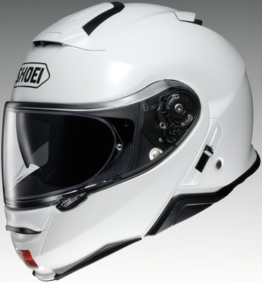 Shoei Neotec II Modular Flip-Up Motorcycle Helmet White Medium