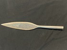 AFRICAN TRIBAL SPEAR HEAD HAND FORGED ORNATE BATTLE 12” LONG Hunting  — photo 1