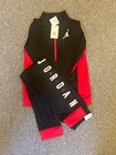BNWT Nike AIR JORDAN Boys Black Red Full Tracksuit XL Age 13-15 years brand new 