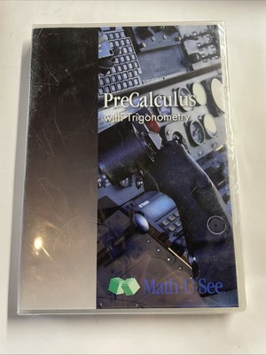 PreCalculus with Trigonometry by Math-U-See (DVD, 2009) OOP New Sealed