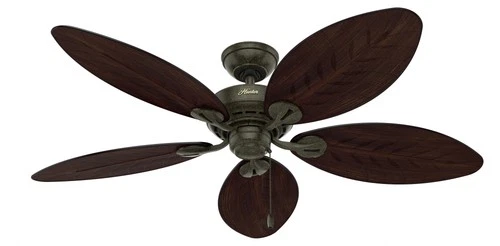 Hunter Fans - Bayview 54 Inch Ceiling Fan with Pull Chain-Provencal Gold Finish - Picture 1 of 4