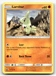 Larvitar 74/168 Celestial Storm Common